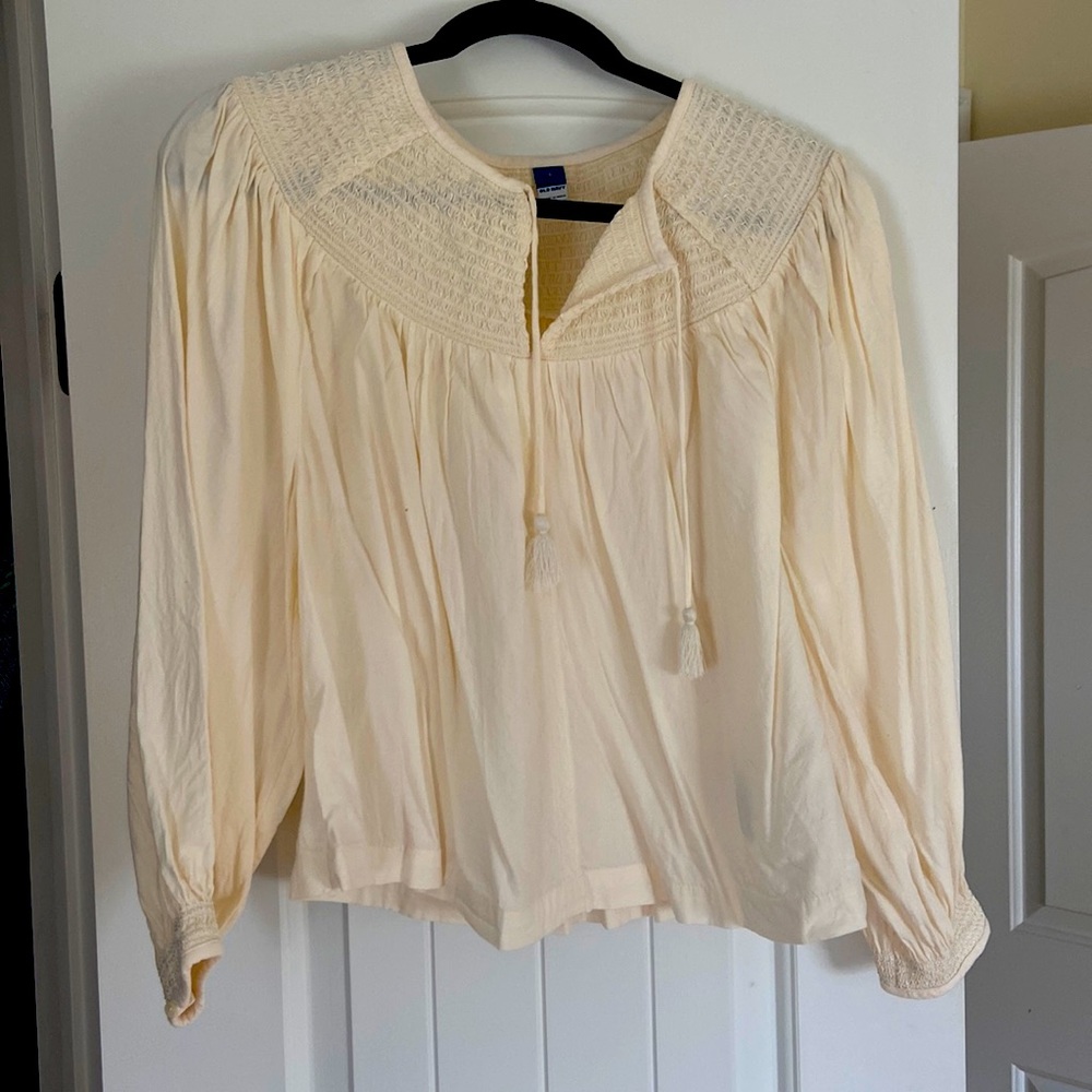 Cream shirt